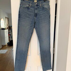 J.Crew High-Rise '90s Classic Straight-Fit Jean in Mid-Blue Wash